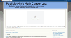 Desktop Screenshot of mathcancer.blogspot.com