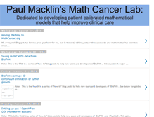 Tablet Screenshot of mathcancer.blogspot.com