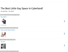 Tablet Screenshot of bestlittlegayspace.blogspot.com