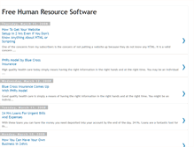 Tablet Screenshot of free-human-resource-software.blogspot.com