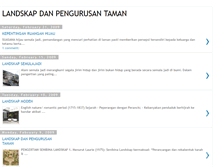 Tablet Screenshot of landskapdanpengurusantaman.blogspot.com