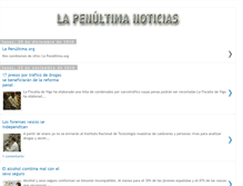 Tablet Screenshot of lapenultima-noticias.blogspot.com