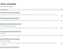 Tablet Screenshot of my-dulcepesadilla.blogspot.com