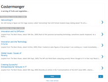 Tablet Screenshot of costermonger.blogspot.com