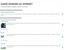 Tablet Screenshot of dinheironahoracerta.blogspot.com