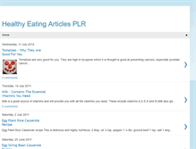 Tablet Screenshot of healthyeatingarticlesplr.blogspot.com