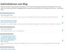 Tablet Screenshot of gogirlsgogreen.blogspot.com