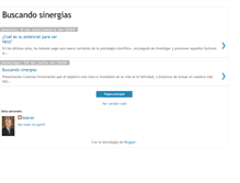 Tablet Screenshot of buscandosinergias.blogspot.com