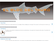 Tablet Screenshot of blocdeltauro.blogspot.com