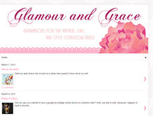 Tablet Screenshot of glamourandgraceweddings.blogspot.com