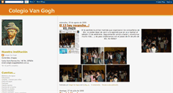 Desktop Screenshot of colegiovangogh.blogspot.com