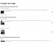Tablet Screenshot of colegiovangogh.blogspot.com