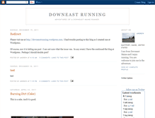 Tablet Screenshot of downeastrunning.blogspot.com