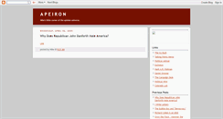 Desktop Screenshot of apeiron.blogspot.com