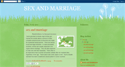 Desktop Screenshot of marriageproper.blogspot.com