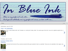 Tablet Screenshot of inblueink.blogspot.com