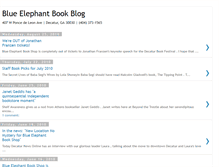 Tablet Screenshot of blueelephantbookshop.blogspot.com