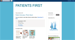 Desktop Screenshot of patients1st.blogspot.com