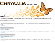 Tablet Screenshot of chrysalisprogramme.blogspot.com