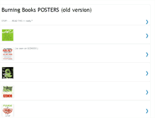 Tablet Screenshot of burningbooksposters.blogspot.com