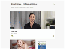 Tablet Screenshot of comerciomultinivel.blogspot.com