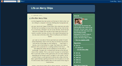 Desktop Screenshot of lifeonmercyships.blogspot.com