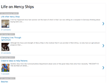 Tablet Screenshot of lifeonmercyships.blogspot.com