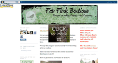 Desktop Screenshot of fabfindsboutique.blogspot.com