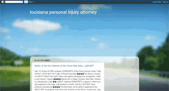 Desktop Screenshot of louisianapersonalinjuryattorney.blogspot.com