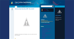 Desktop Screenshot of clubciclista-santfeliuenc.blogspot.com