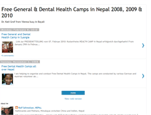 Tablet Screenshot of dentalvolunteersnepal.blogspot.com