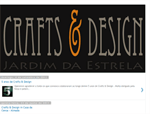 Tablet Screenshot of crafts-design-no-jardim-da-estrela.blogspot.com