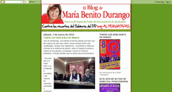 Desktop Screenshot of mariabenito.blogspot.com