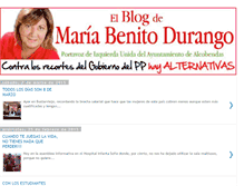 Tablet Screenshot of mariabenito.blogspot.com