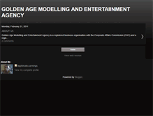 Tablet Screenshot of goldenagemodels.blogspot.com