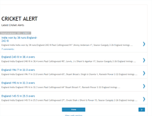 Tablet Screenshot of cricketalert.blogspot.com