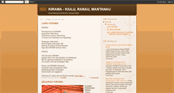 Desktop Screenshot of kirama2009.blogspot.com