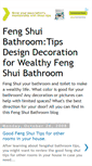 Mobile Screenshot of feng-shui-bathroom-tip.blogspot.com