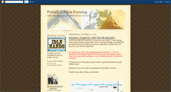 Desktop Screenshot of patrickgordonframing.blogspot.com