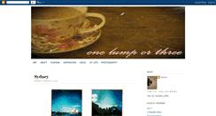 Desktop Screenshot of onelumporthree.blogspot.com