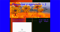 Desktop Screenshot of pesquisaeaprende.blogspot.com