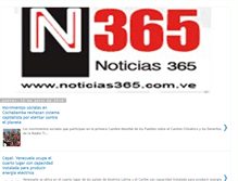 Tablet Screenshot of noticias-365.blogspot.com