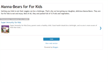 Tablet Screenshot of mannabearsforkids.blogspot.com