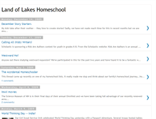 Tablet Screenshot of landoflakeshomeschool.blogspot.com