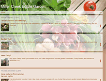 Tablet Screenshot of millercreekediblegarden.blogspot.com