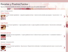Tablet Screenshot of cocina-facil-rapido.blogspot.com