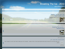 Tablet Screenshot of break-theice.blogspot.com