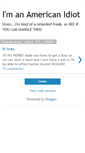 Mobile Screenshot of americanidiot.blogspot.com