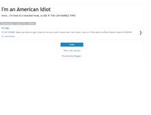 Tablet Screenshot of americanidiot.blogspot.com