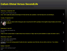 Tablet Screenshot of callumohmaiversussecondlife.blogspot.com